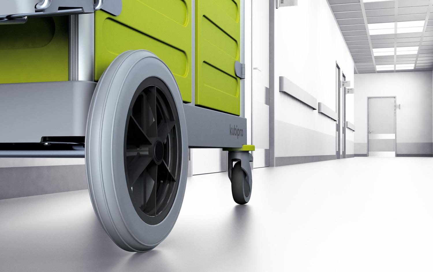 Carrello Kubi per la pulizia in ambito sanitario